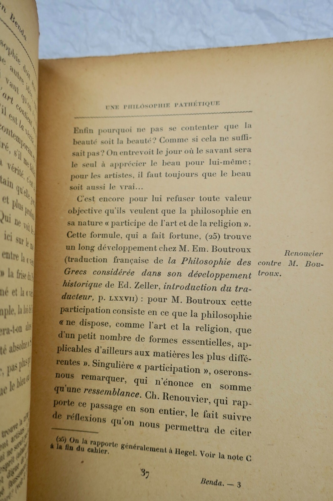 Benda, Julien Philosophie Pathétique Paris Cahiers de la Quinzaine – Image 4