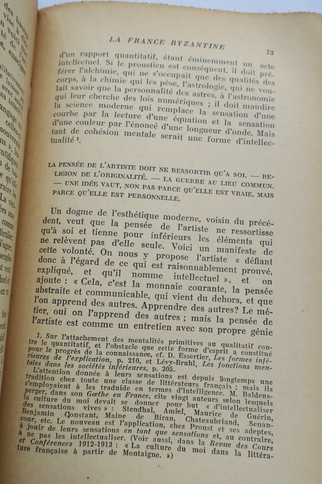 Benda LA FRANCE BYZANTINE OU LE TRIOMPHE DE LA LITTERATURE PURE SP – Image 5