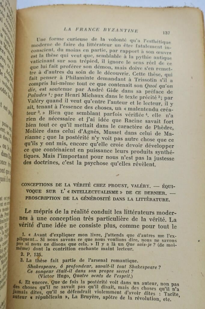 French Literature's Aesthetic Crisis