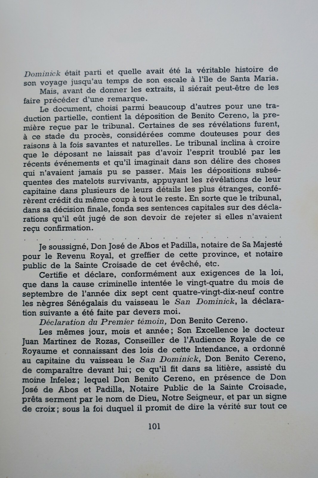 Benito Cereno Melville bois de Patrick de Manceau – Image 6