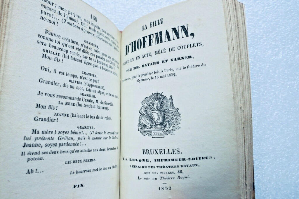 Three classic dramas: Cellini, Grandier, Hoffman