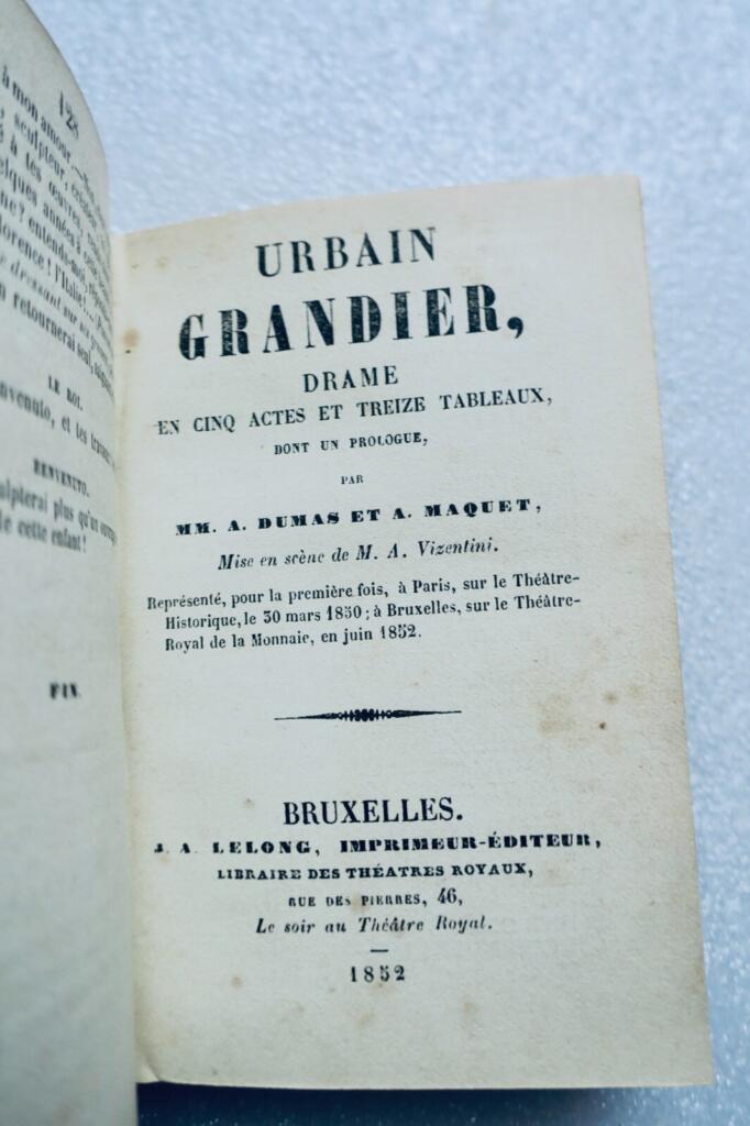 Three classic dramas: Cellini, Grandier, Hoffman