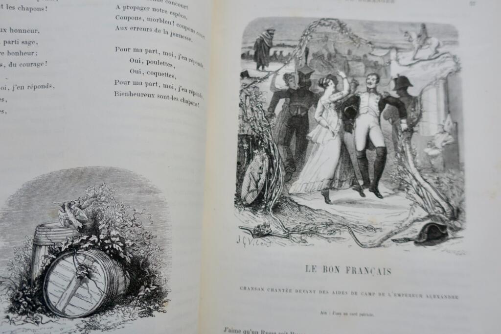 Sammlung von Chansons von Béranger