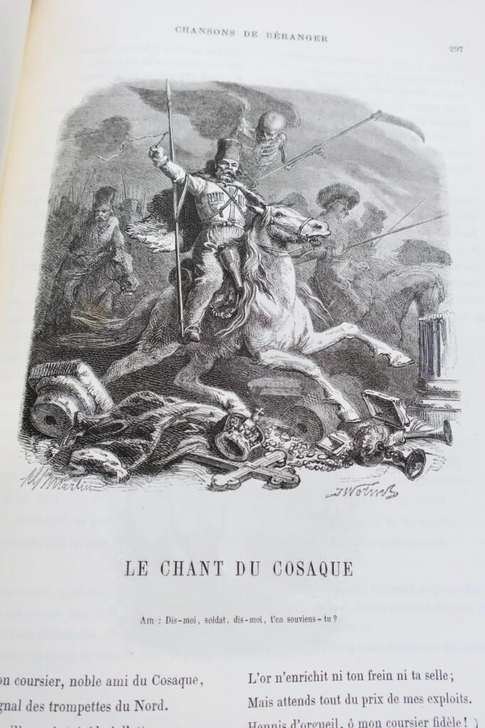 Sammlung von Chansons von Béranger