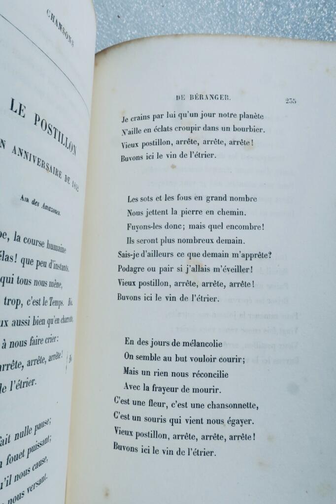 Collection of Beranger's Final Works