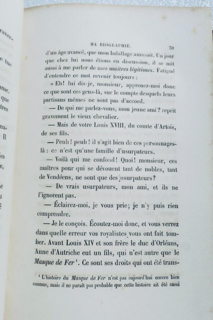 BERANGER: Autobiographischer Bericht
