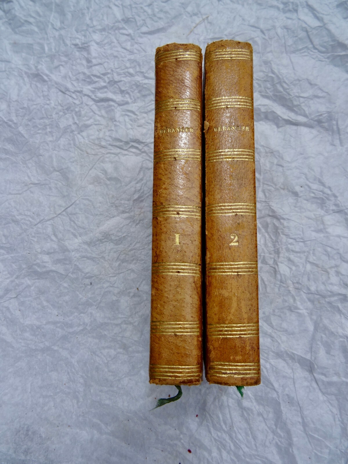贝朗热全集 1813-1832年<span class="lla-card-orig-wrap"><span class="lla-card-orig">❦ BERANGER. Oeuvres complètes de P.-J. Béranger 1835</span></span> - La Librairie Antique