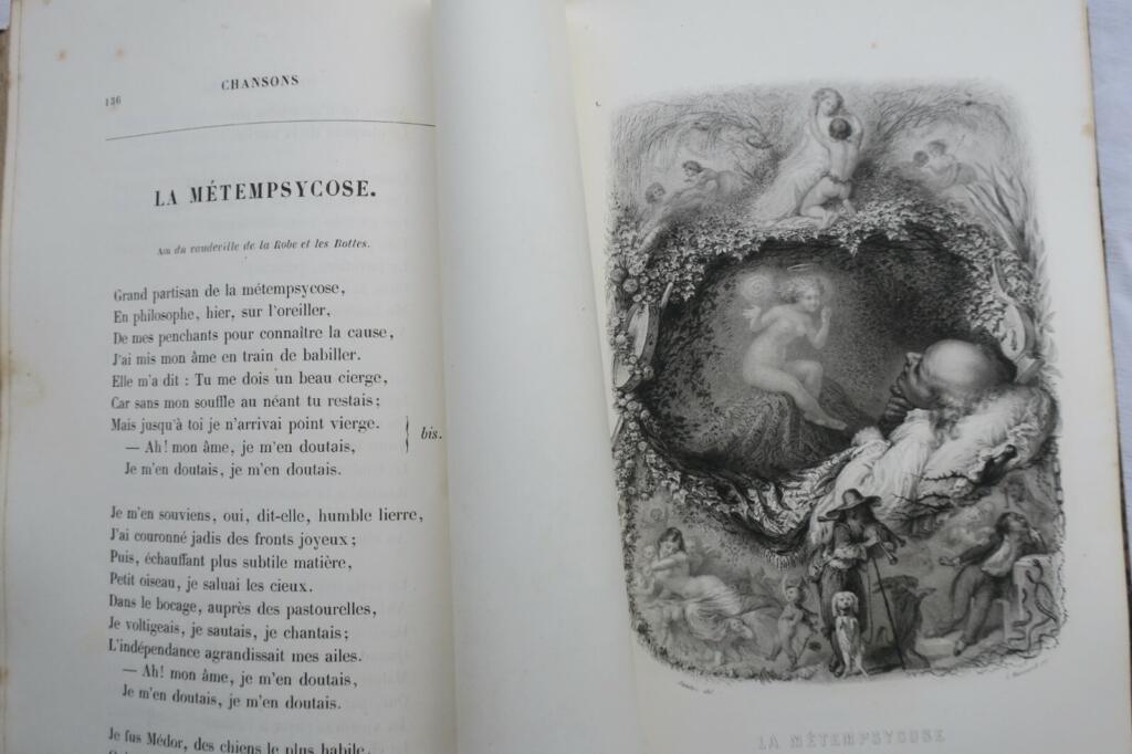 BERANGER Oeuvres complètes de P.J. Béranger 1847