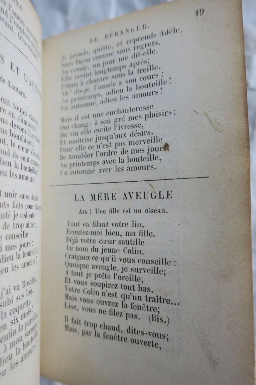 BERANGER P.J. Oeuvres complètes de P.J. de Béranger 1856
