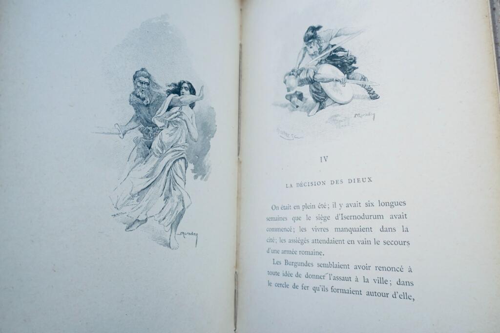 Galloromanischer Roman mit Illustrationen