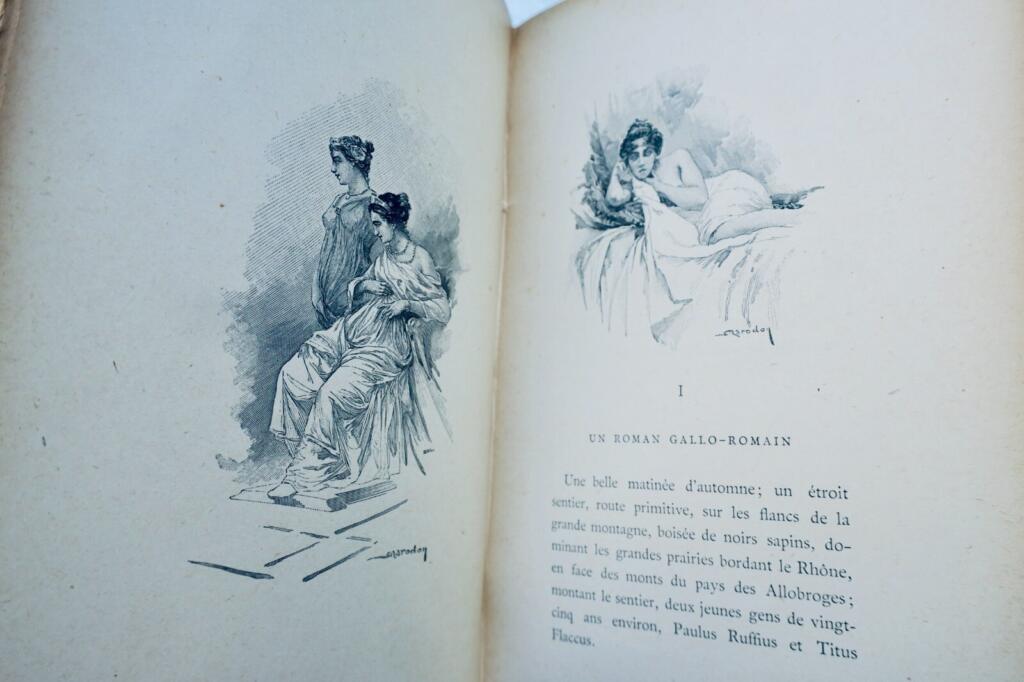 Galloromanischer Roman mit Illustrationen