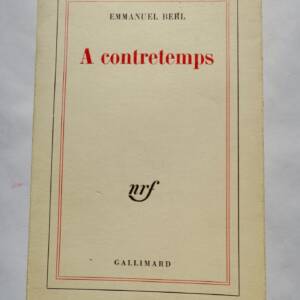 BERL Emmanuel A contretemps