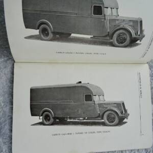 Berliet chassis berliet 3 tonnes de charge utile Type VDAn Notice d'entretien