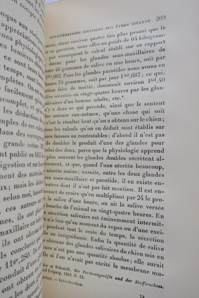BERNARD (Claude); Introduction à l’étude de la Médecine Expérimentale 1912