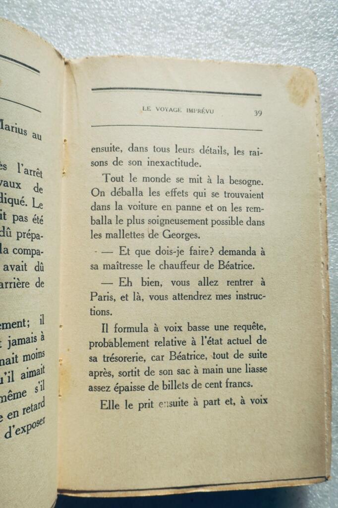 BERNARD (Tristan) Die unerwartete Reise 1928