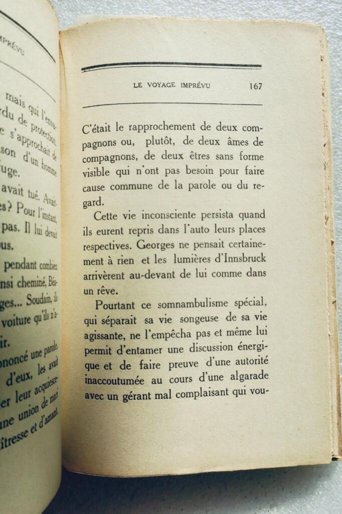 BERNARD (Tristan) Die unerwartete Reise 1928