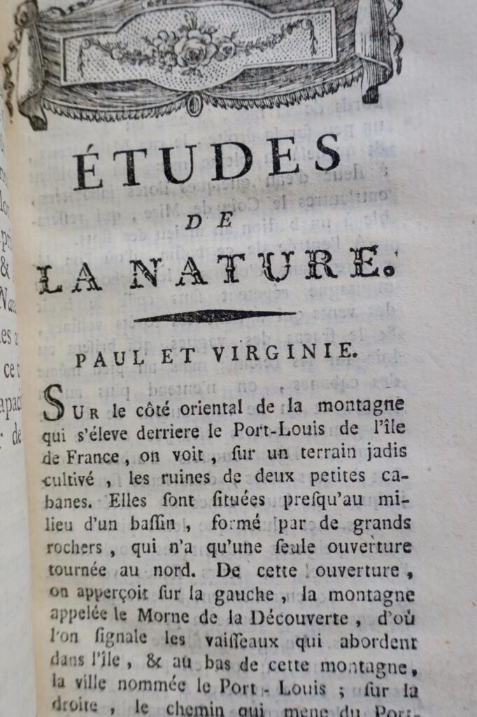 Bernardin Naturstudien 1787 + Wünsche eines Einsiedlers