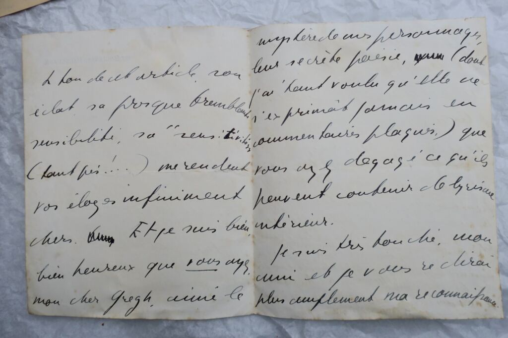 Autographed Signed Manuscript Letter by Bernstein