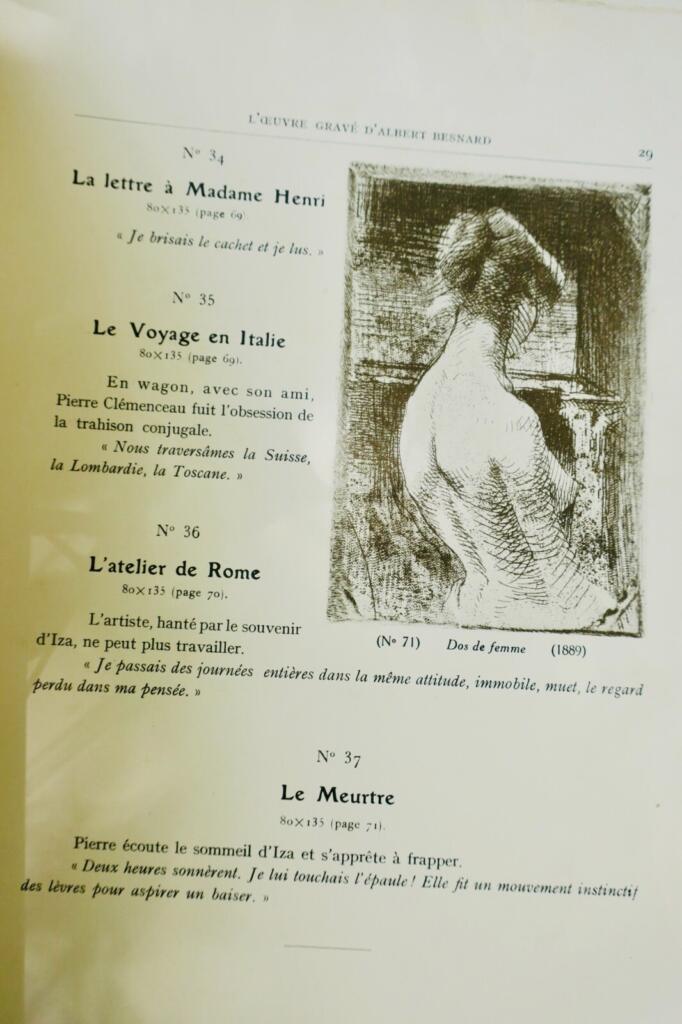 BESNARD Coppier Eaux-fortes de Besnard