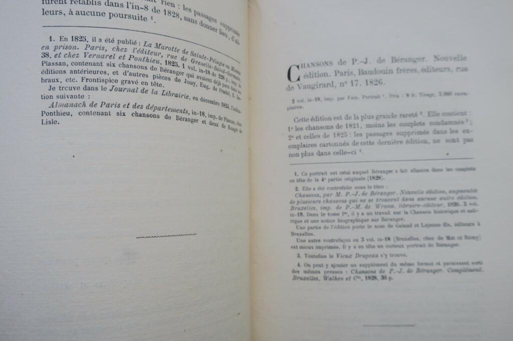 Bibliography of Béranger's Works