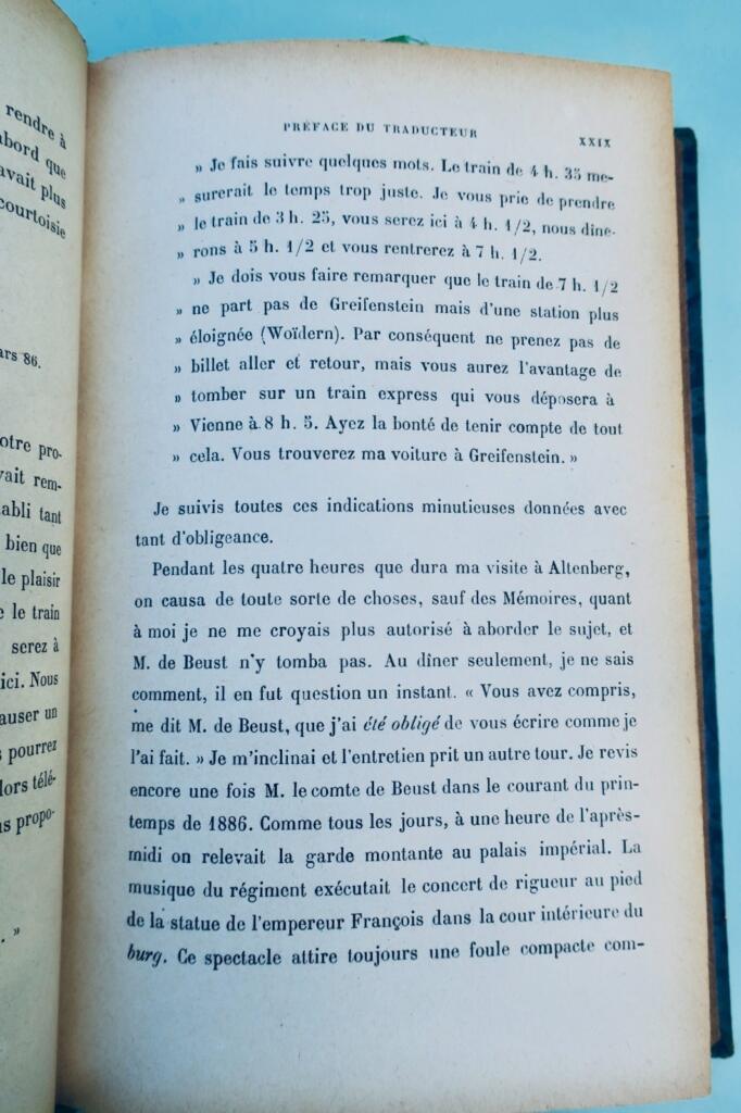 Memoirs of Austria-Hungary's Imperial Chancellor