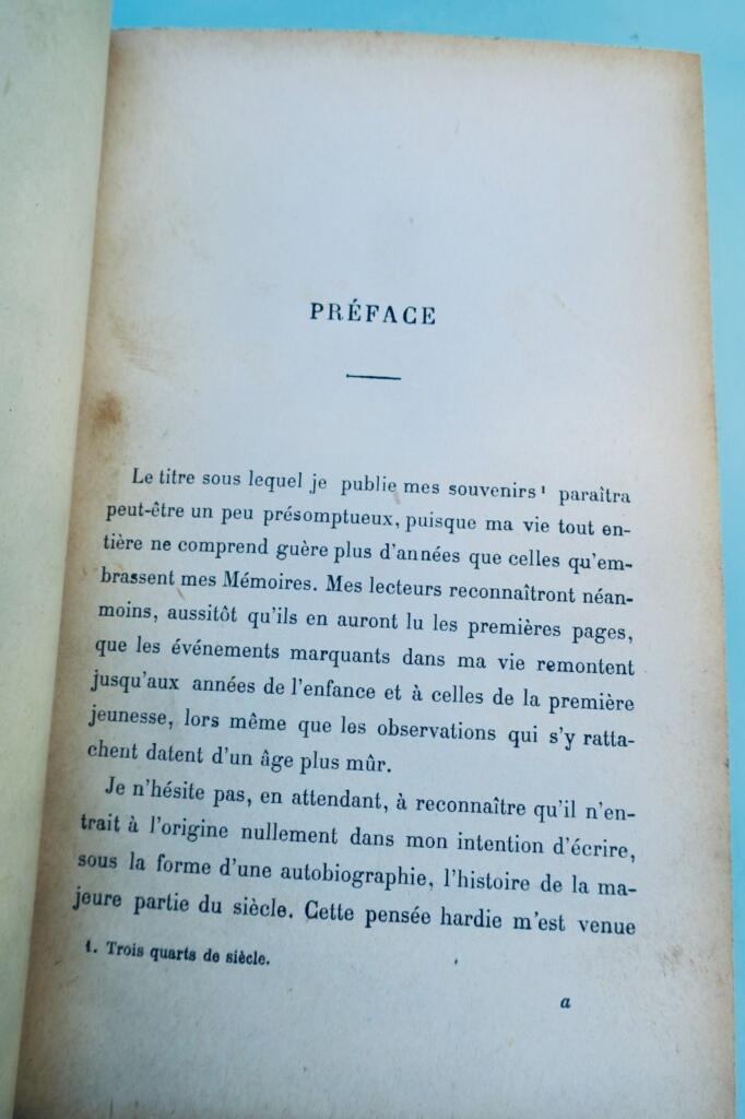 BEUST Comte de. Mémoires , Ancien Chancelier de l’Empire d’Autriche-Hongrie 1888