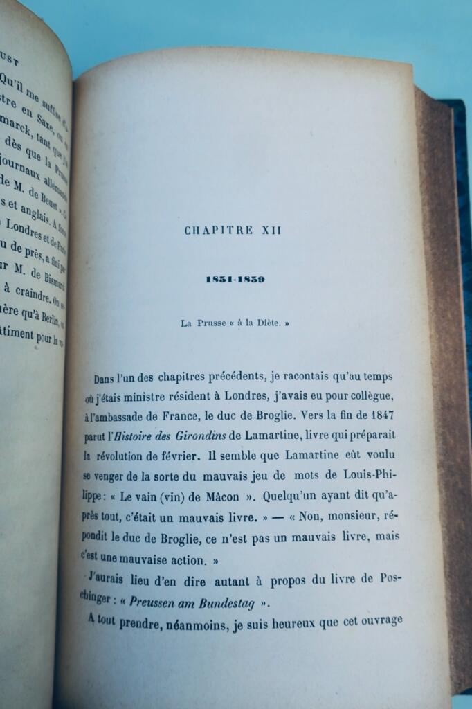 BEUST Comte de. Mémoires , Ancien Chancelier de l’Empire d’Autriche-Hongrie 1888
