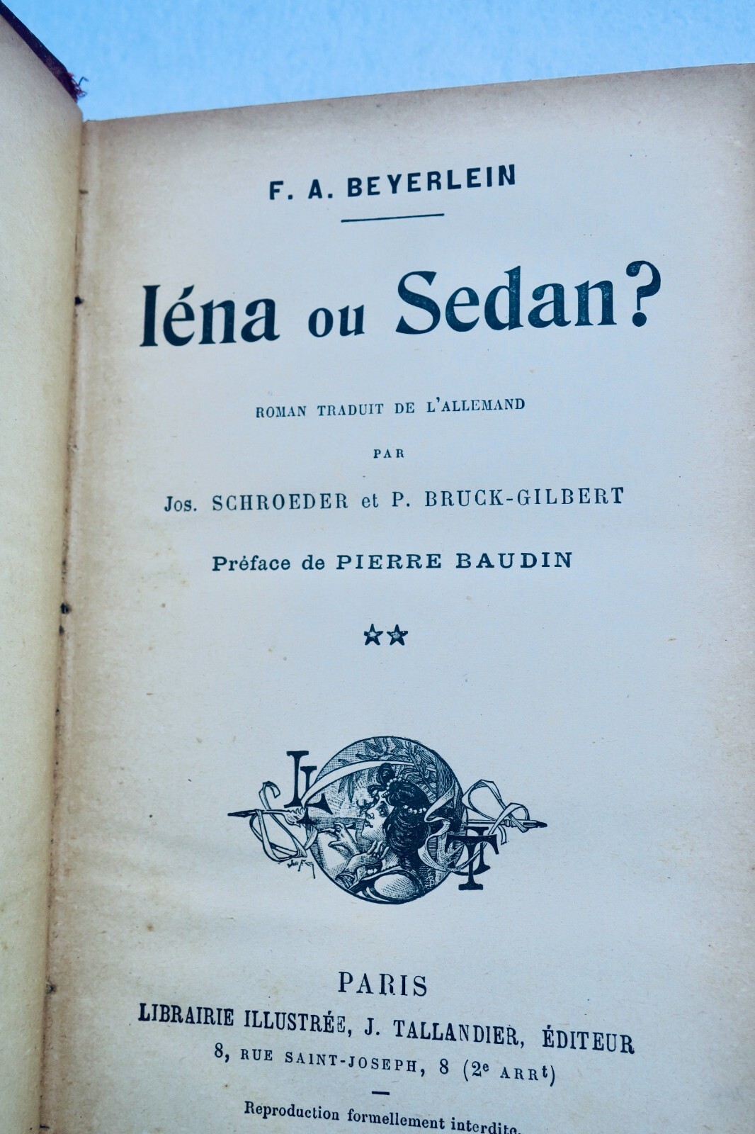 Jena or Sedan? Volume II<span class="lla-card-orig-wrap"><span class="lla-card-orig">❦ BEYERLEIN Iéna ou Sedan ?</span></span> - La Librairie Antique