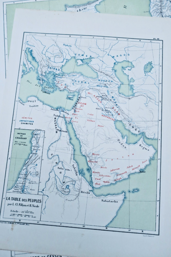 Geographical Plates from the Bible