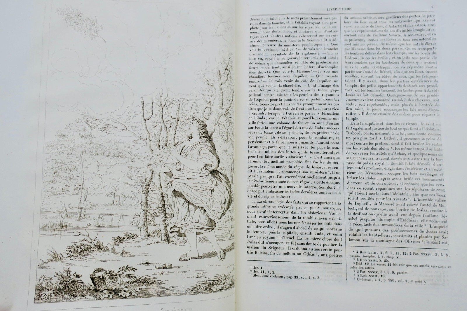 Bible JAMES HISTOIRE DE L ANCIEN TESTAMENT 1839 - Image 5