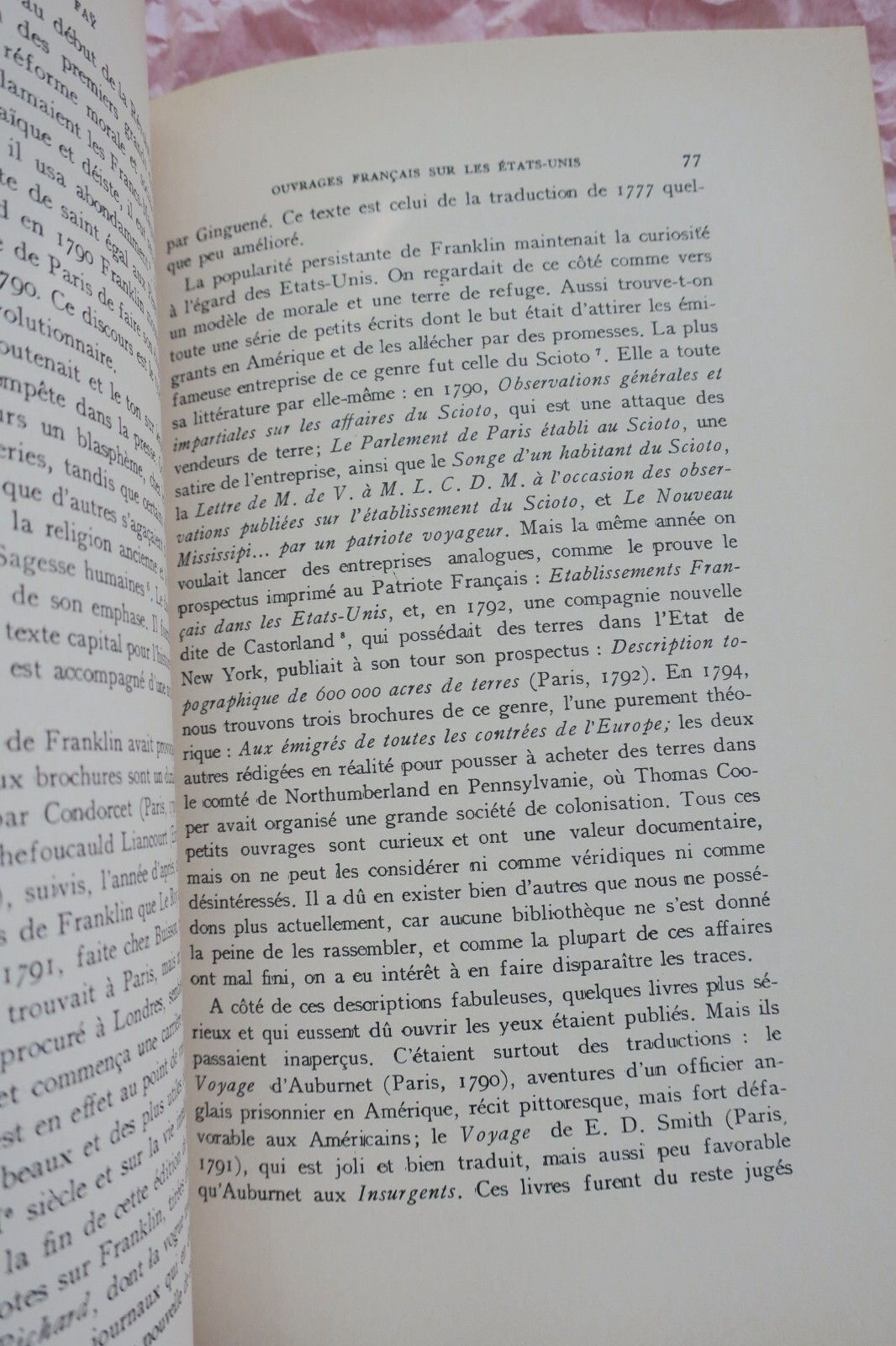 Französische Literatur über Amerika 1770-1800<span class="lla-card-orig-wrap"><span class="lla-card-orig">❦ Bibliographie critique des ouvrages français relatifs aux états-unis</span></span> - La Librairie Antique