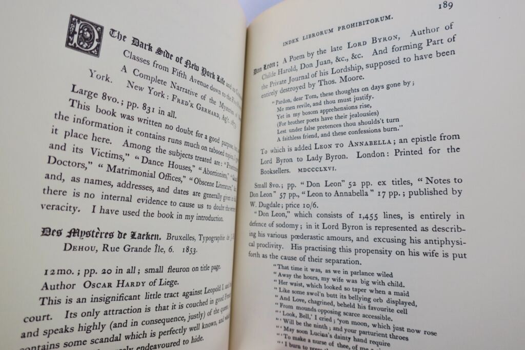 Bibliography of Prohibited Books