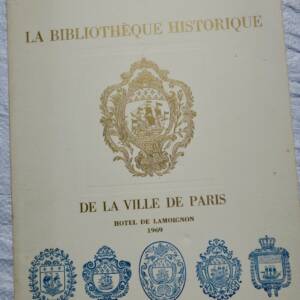 Bibliothèque Historique de la Ville de Paris Hotel de Lamoignon 1969