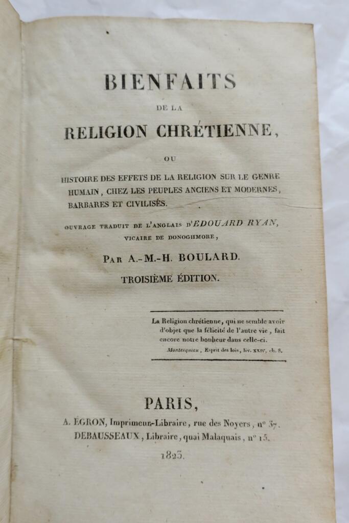 Wohltaten der christlichen Religion - Historische Wirkungen