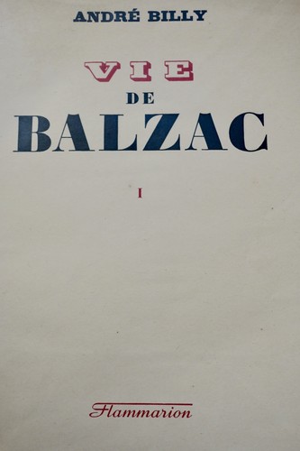 Biografie von Balzac<span class="lla-card-orig-wrap"><span class="lla-card-orig">❦ BILLY, VIE DE BALZAC 1944</span></span> - La Librairie Antique