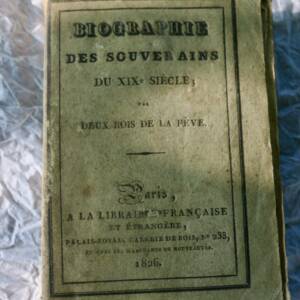 Biographie pittoresque des quarante de l'Académie Française 1826 70 x 105 mm.