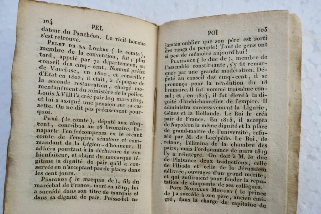 法国贵族图传,1826年