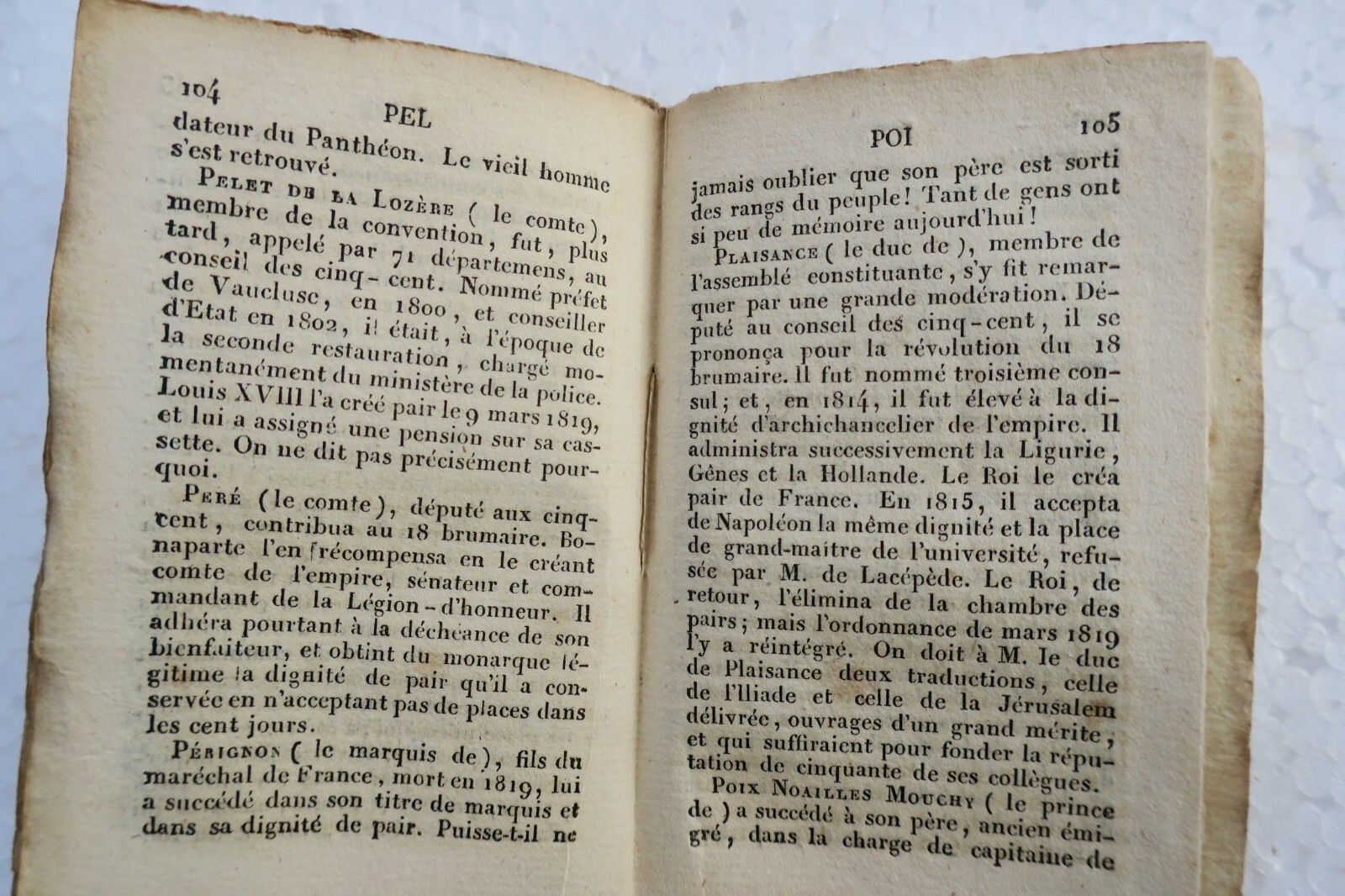 Bildbiographie der französischen Pairs, 1826 - Image 3