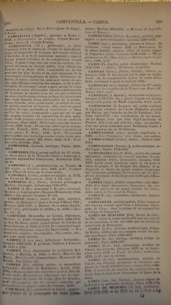 BIOGRAPHIE PORTATIVE UNIVERSELLE suivie d’une table chronologique et alpha. 1851