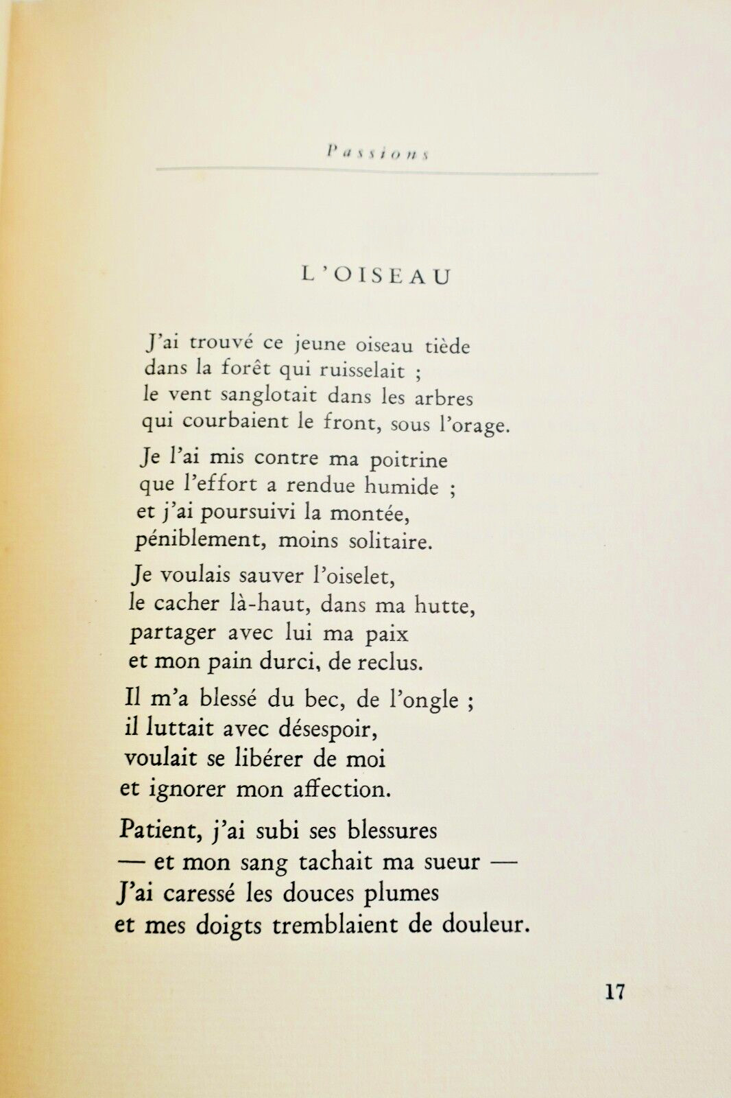 BLANC PASSIONS. Poèmes 1934 – Image 5