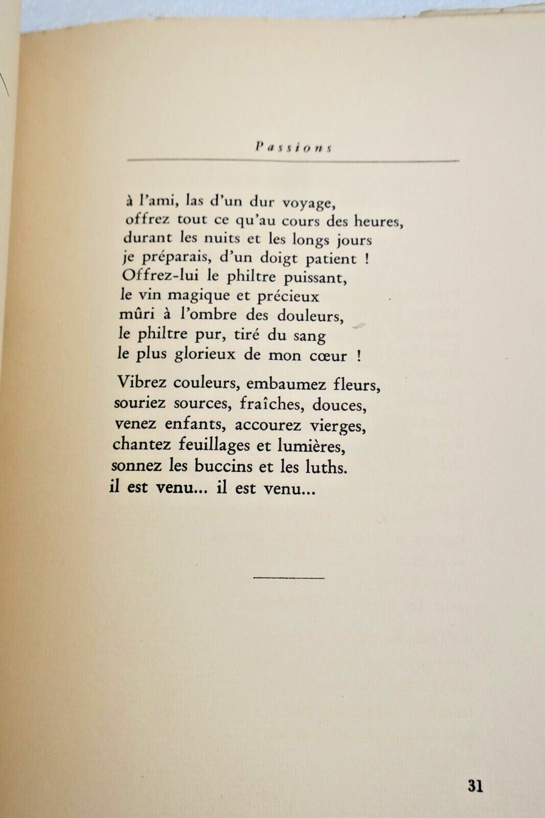 BLANC PASSIONS. Poèmes 1934 – Image 4