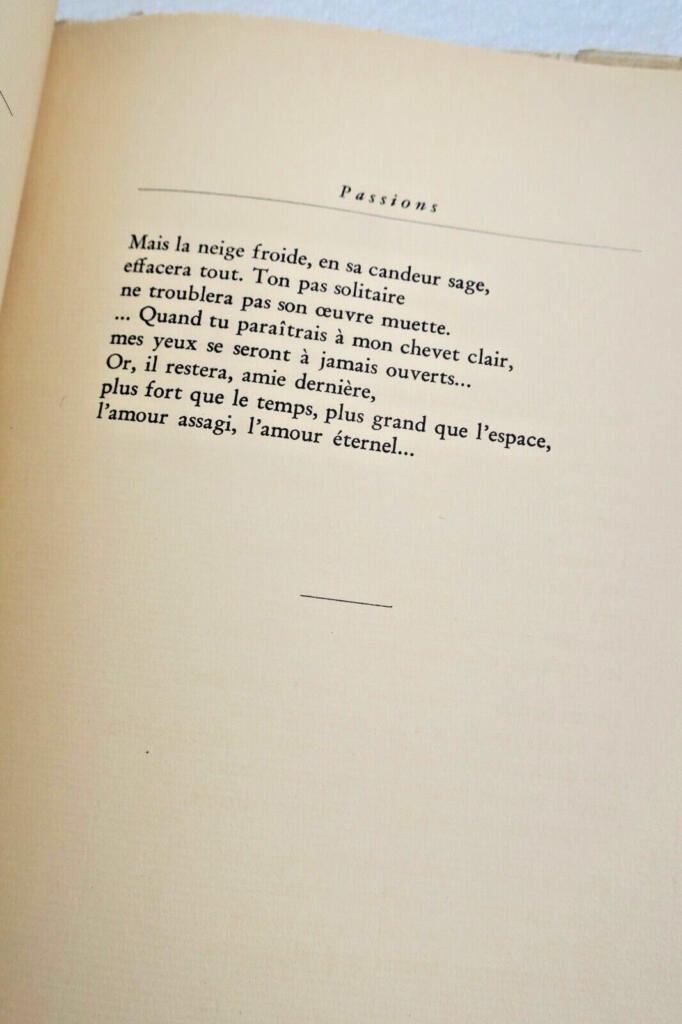 White Passions. Poems 1934