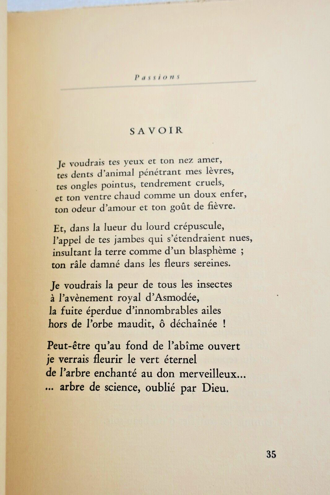 BLANC PASSIONS. Poèmes 1934 – Image 7