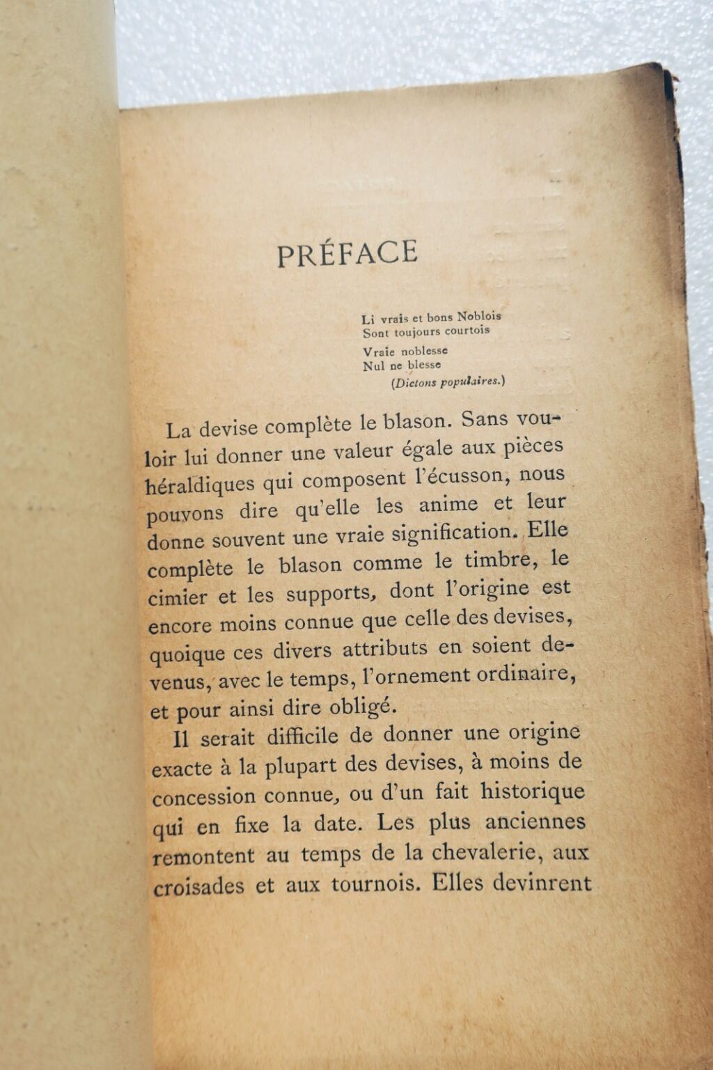 blason La Roque Héraldique de France. Devises héraldiques 1890