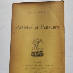 Blémont, Émile (1839-1927) Artistes et penseurs + dédicace