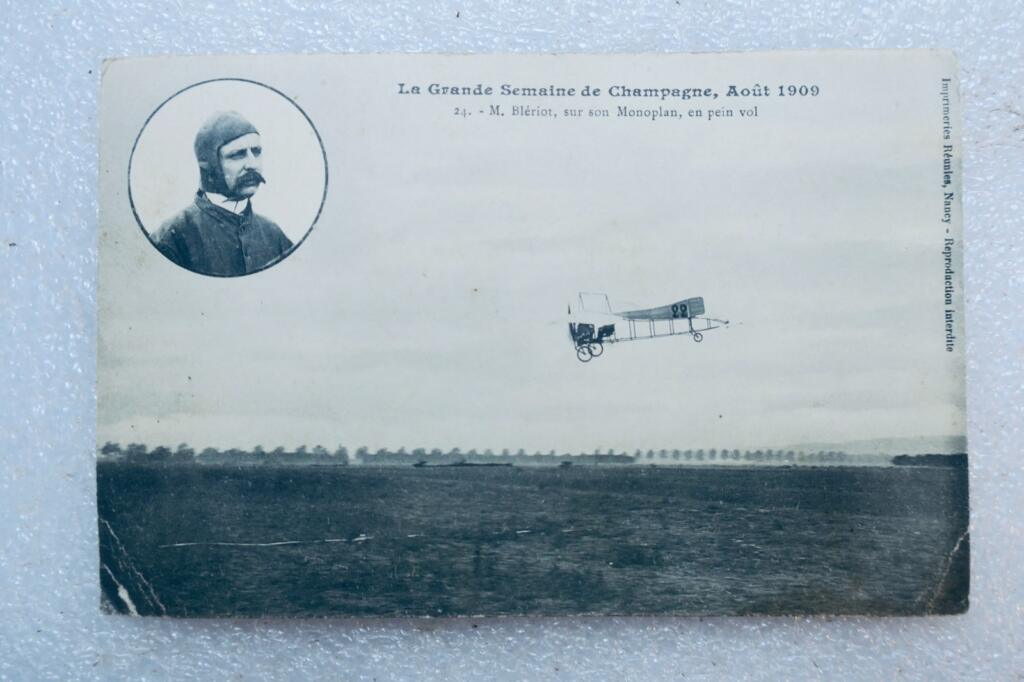 Bleriots Flug mit dem Monoplan 1909