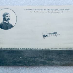 Blériot 1909 sur son monoplan
