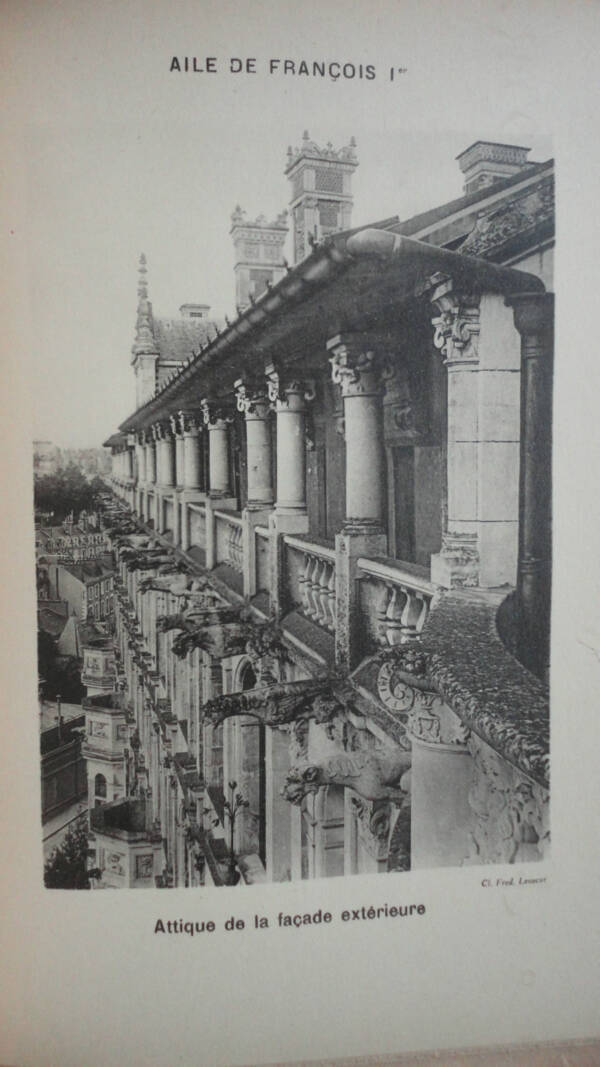 Historische Übersicht über das Château de Blois