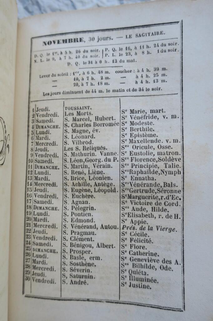 Enzyklopädischer Jahreskalender für Damen 1855