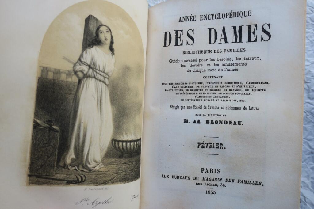 Enzyklopädischer Jahreskalender für Damen 1855
